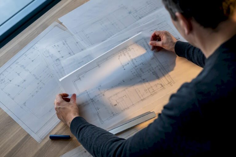 Technische Elektroplanung auf Transparentfolien