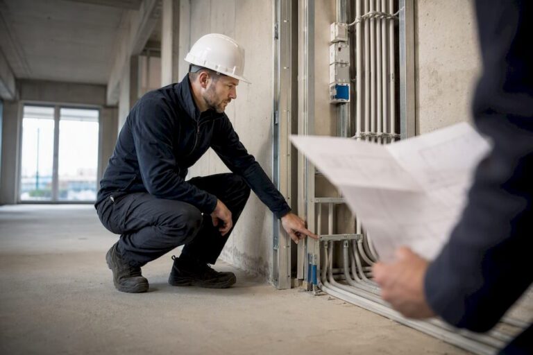 Modifikation der Elektroinstallation im Rohbau
