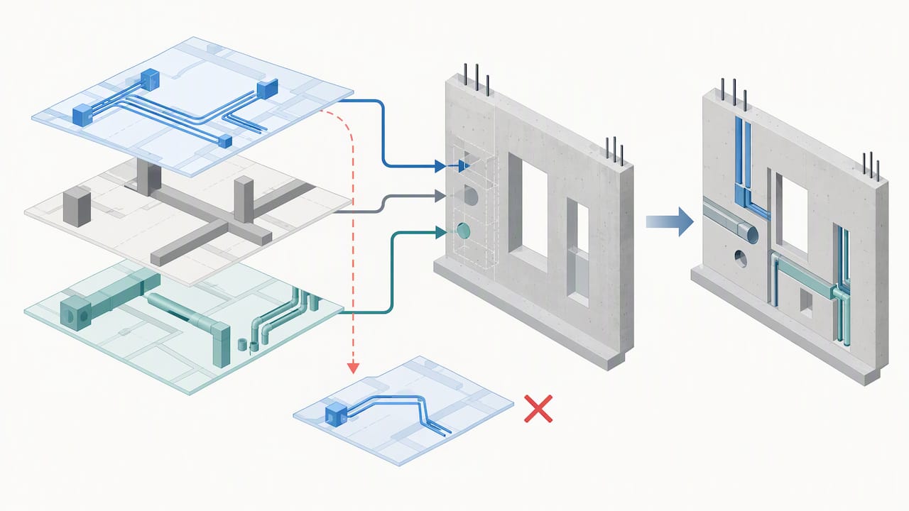 Abstimmung der Elektroplanung mit Statik und Haustechnik